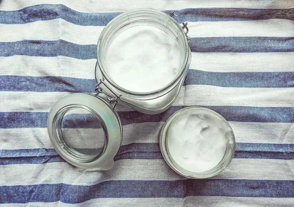 Two jars of coconut oil